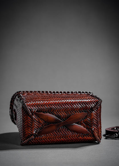Retro Bamboo Woven Bag