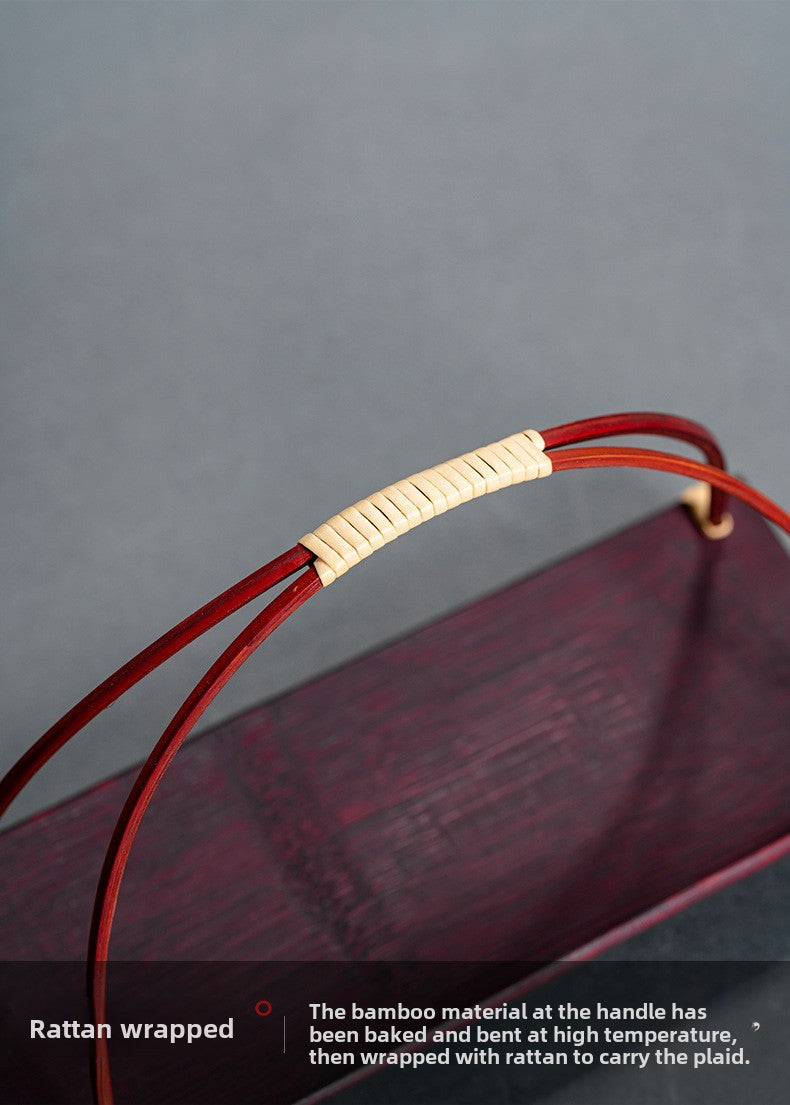 Bamboo Woven Tea Cake Tray