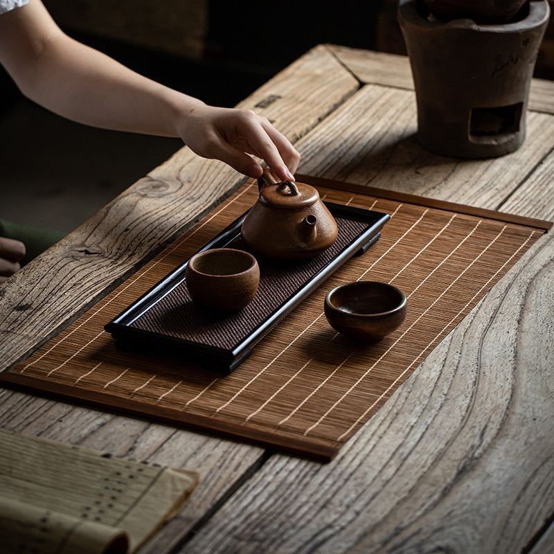 Tea Ceremony Bamboo Mat