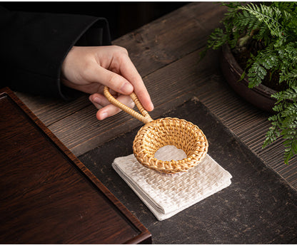 Chinese Retro Bamboo Tea Strainer