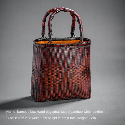 Retro Bamboo Woven Bag