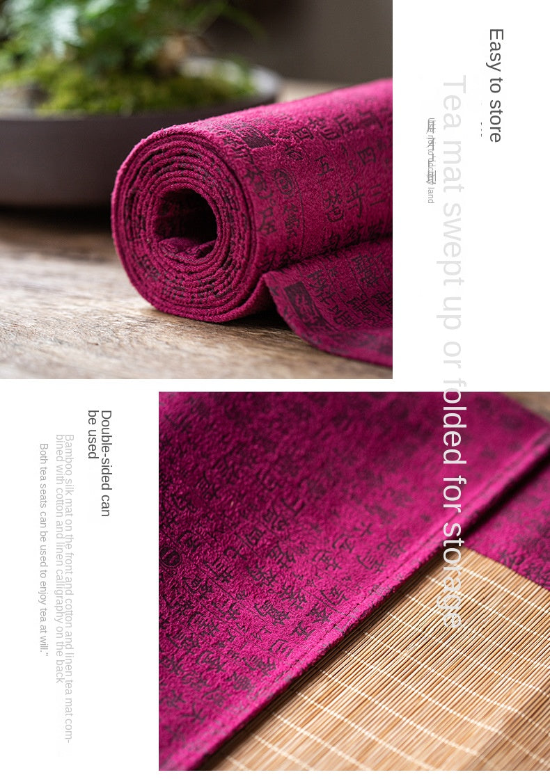 Tea Ceremony Bamboo Mat