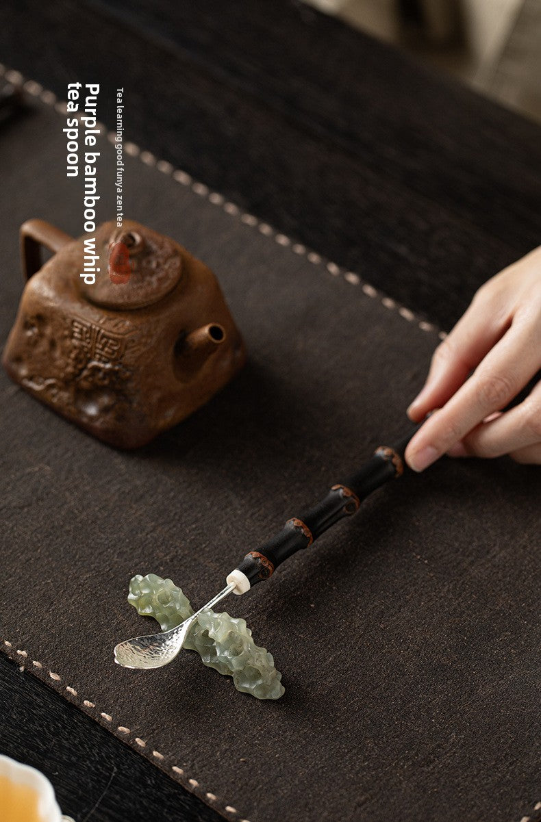 Black Bamboo Tea Spoon