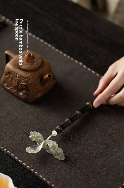 Black Bamboo Tea Spoon