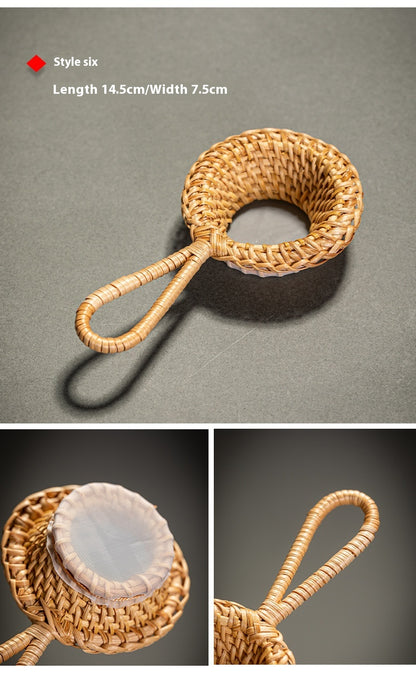 Chinese Retro Bamboo Tea Strainer