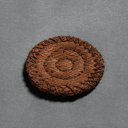 Brown Silk Tea Mat