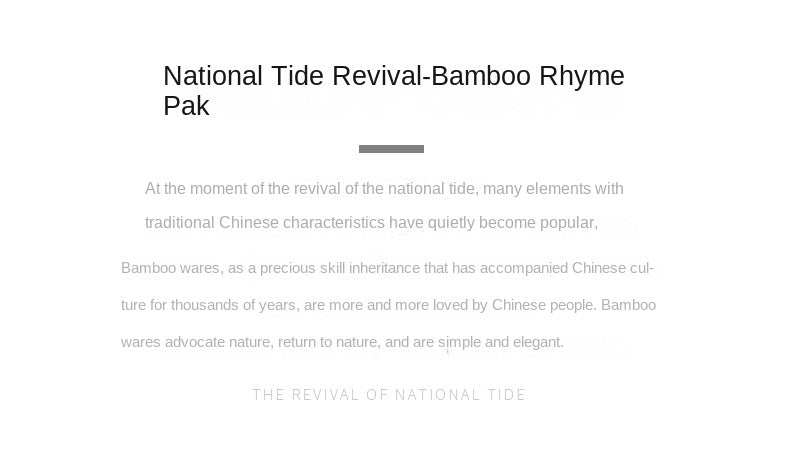 Chinese Style Bamboo Rock Slab