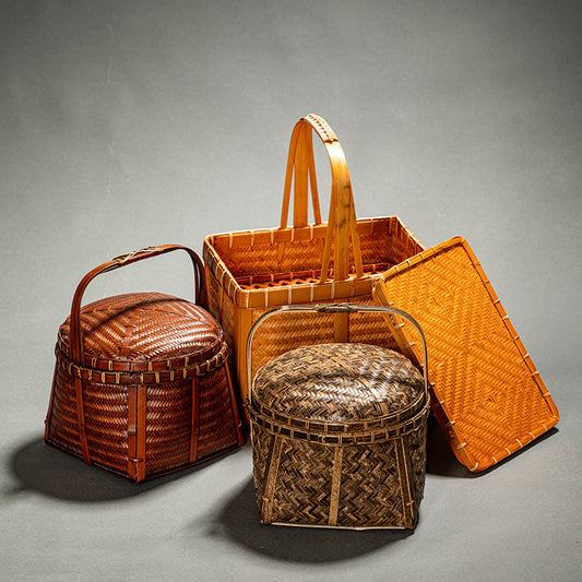 Chinese Retro Bamboo Food Container