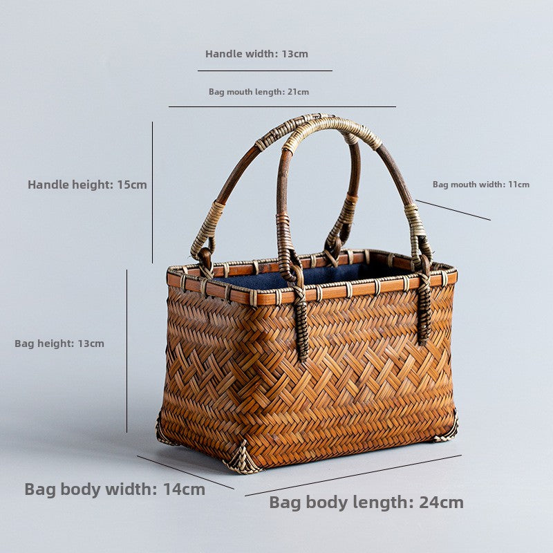 Chinese Style Handmade Bamboo Woven Bag
