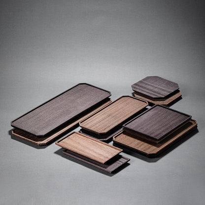 Solid Wood Dry Pour Tea Tray