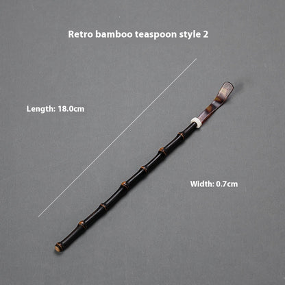 Tea Spoon Single Piece Yunfei Hammered Copper Tea Scoop