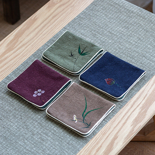 High-Grade Absorbent Cotton and Linen Tea Cloth