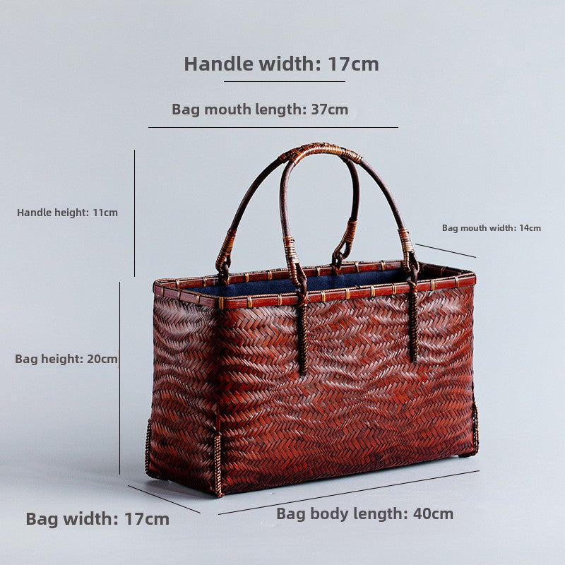 Chinese Style Handmade Bamboo Woven Bag