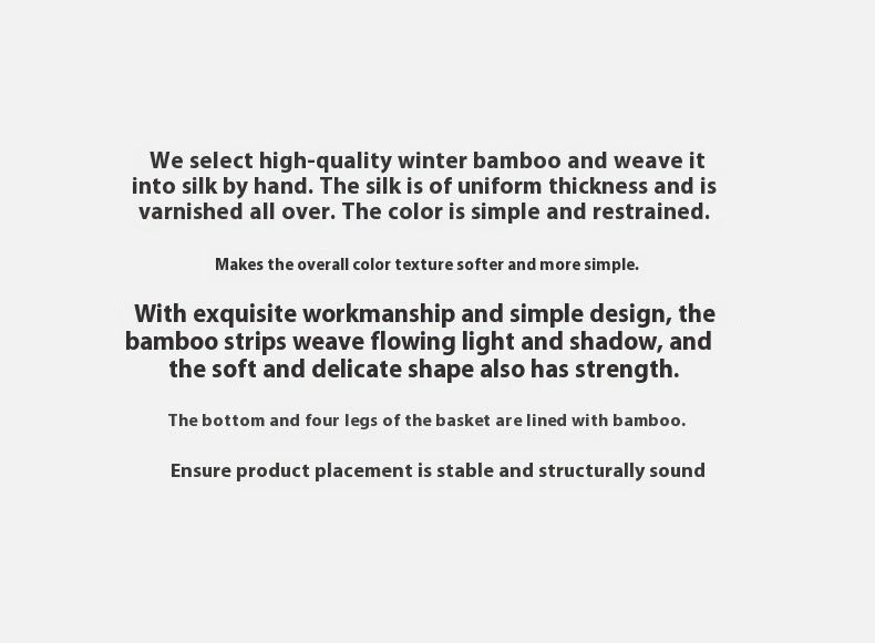 Bamboo Woven Storage Basket