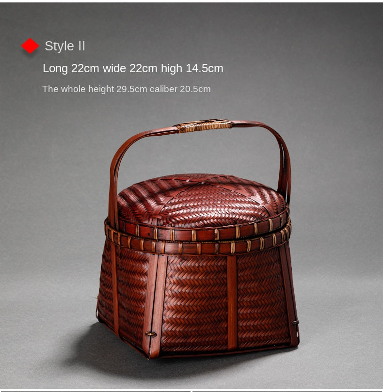 Chinese Retro Bamboo Food Container