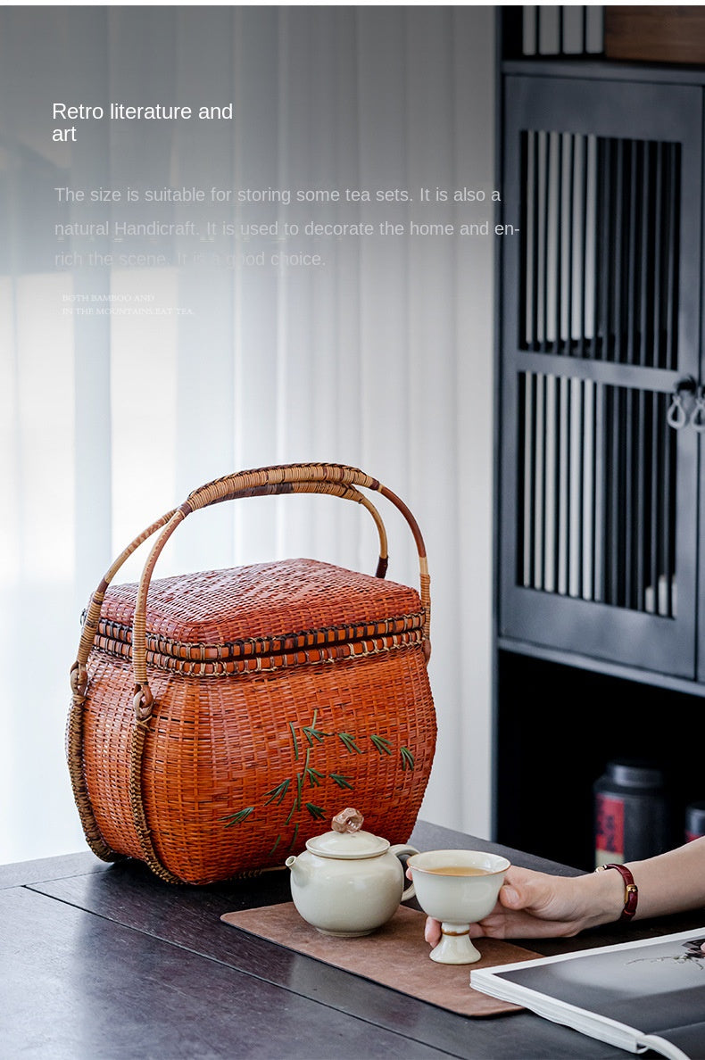 Bamboo Portable Tea Box