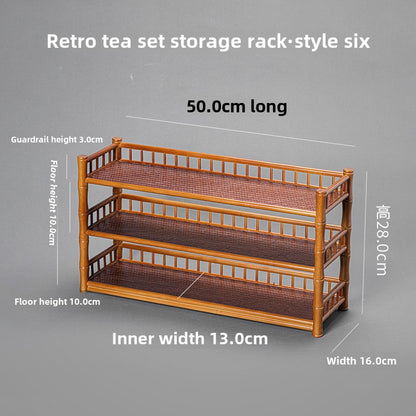 Bamboo Woven Tea Cup Holder