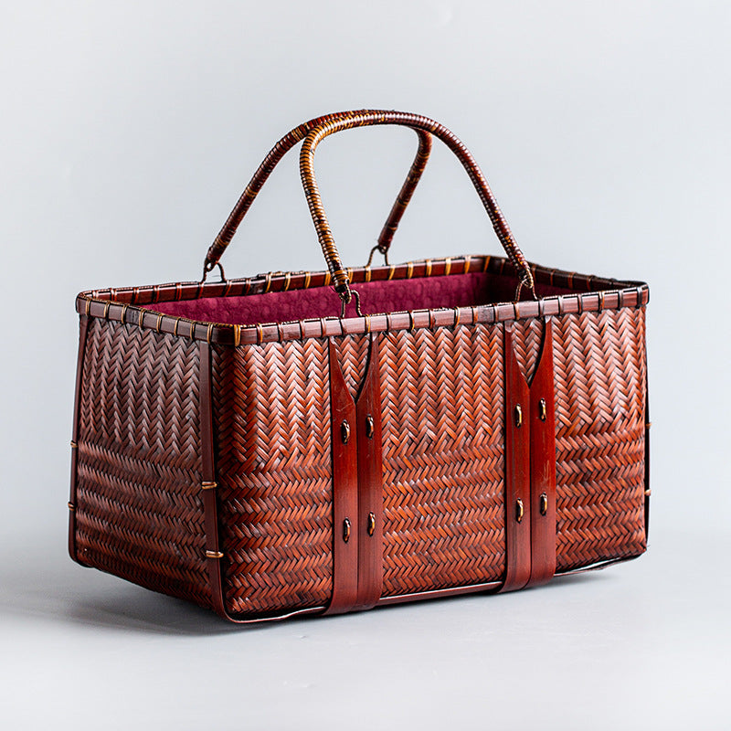 Retro Bamboo Woven Bag