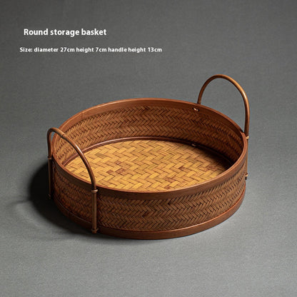 Bamboo Woven Storage Basket