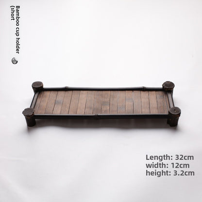 Japanese Style Purple Bamboo Tea Tray