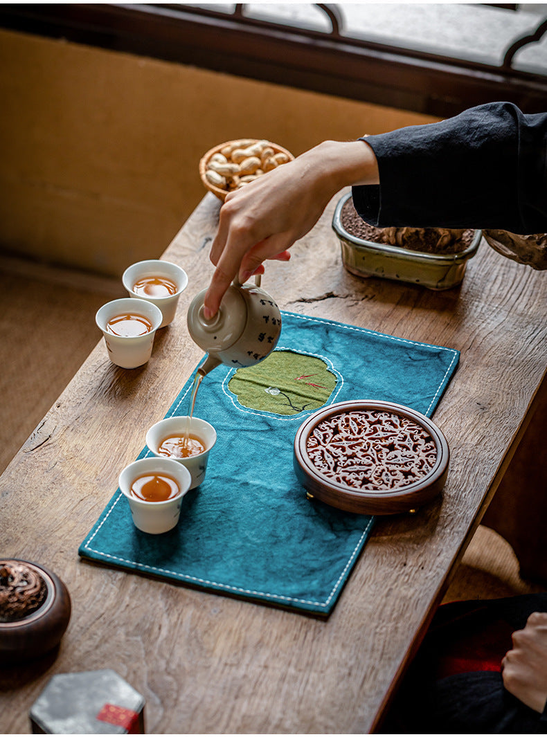 New Chinese Style Host Tea Mat