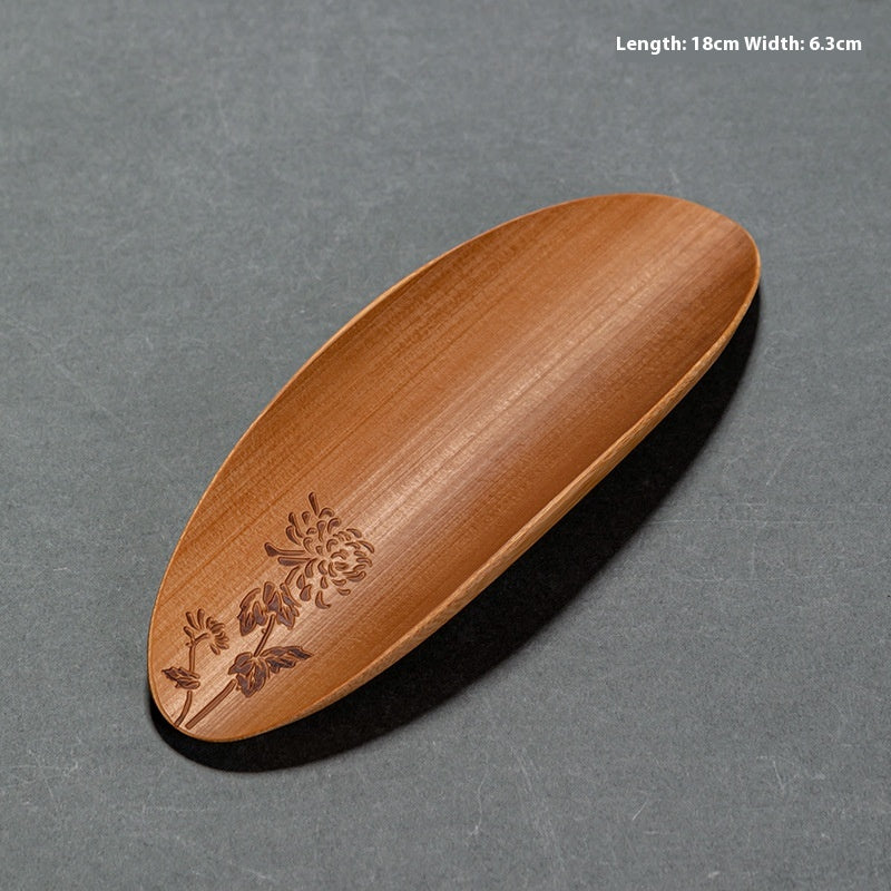 Bamboo Carved Tea Scoop