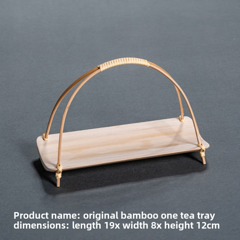 Bamboo Woven Tea Cake Tray