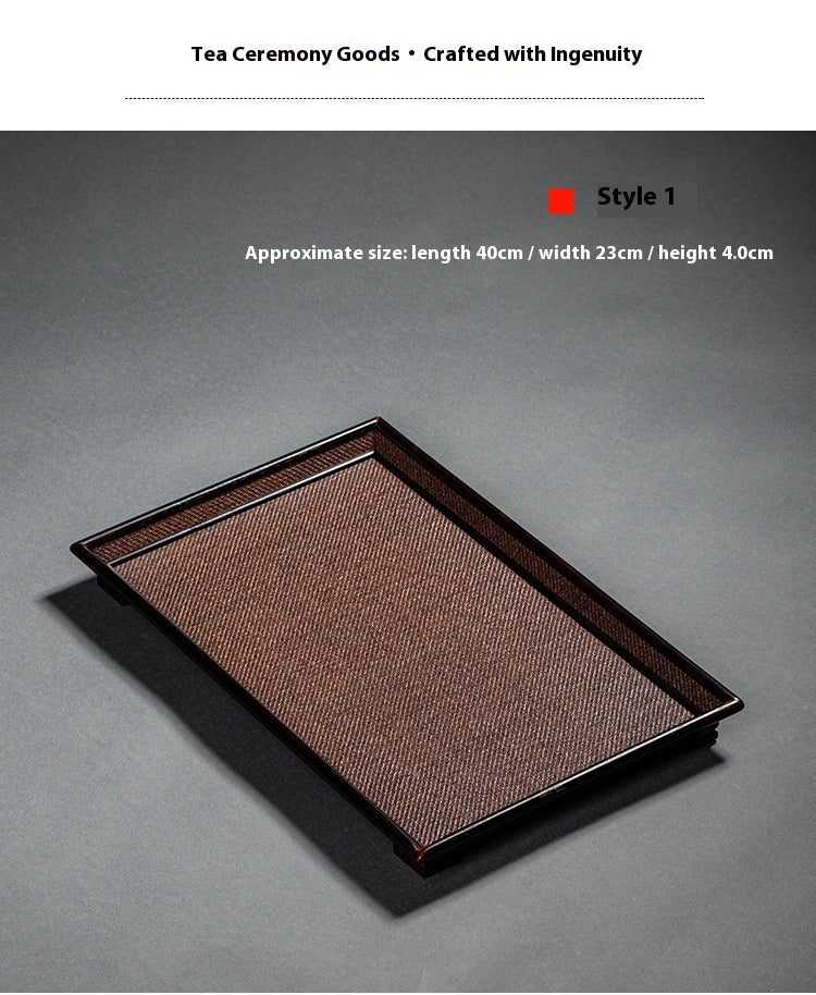 Household Solid Wood Tea Tray Food Tray