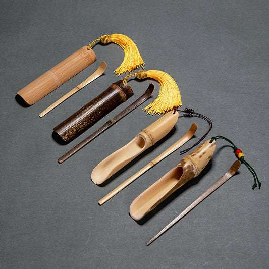Bamboo Tea Spoon Two-Piece Set