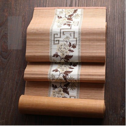 Chinese Ancient Bamboo Tea Mat
