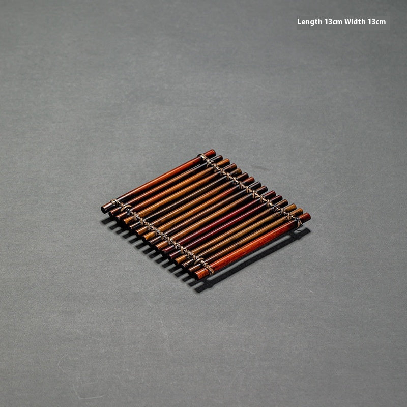 High-end Purple Bamboo Vintage Hand-woven Bamboo Basket