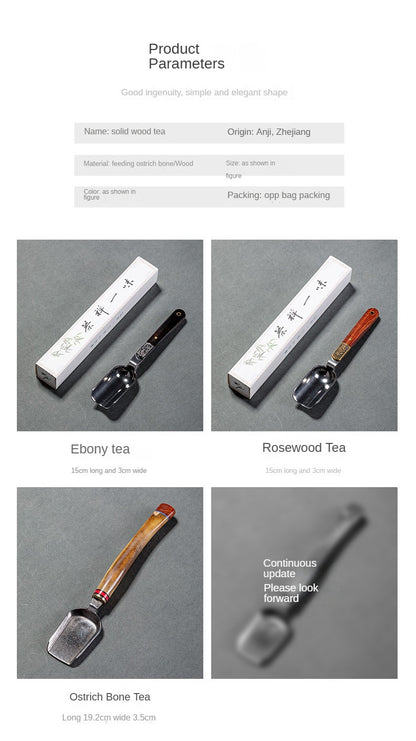 Chinese Style Stainless Steel Tea Spoon