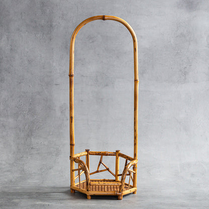 Purple Bamboo Cooling Stove Rack