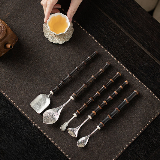 Black Bamboo Tea Spoon