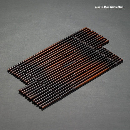 High-end Purple Bamboo Vintage Hand-woven Bamboo Basket