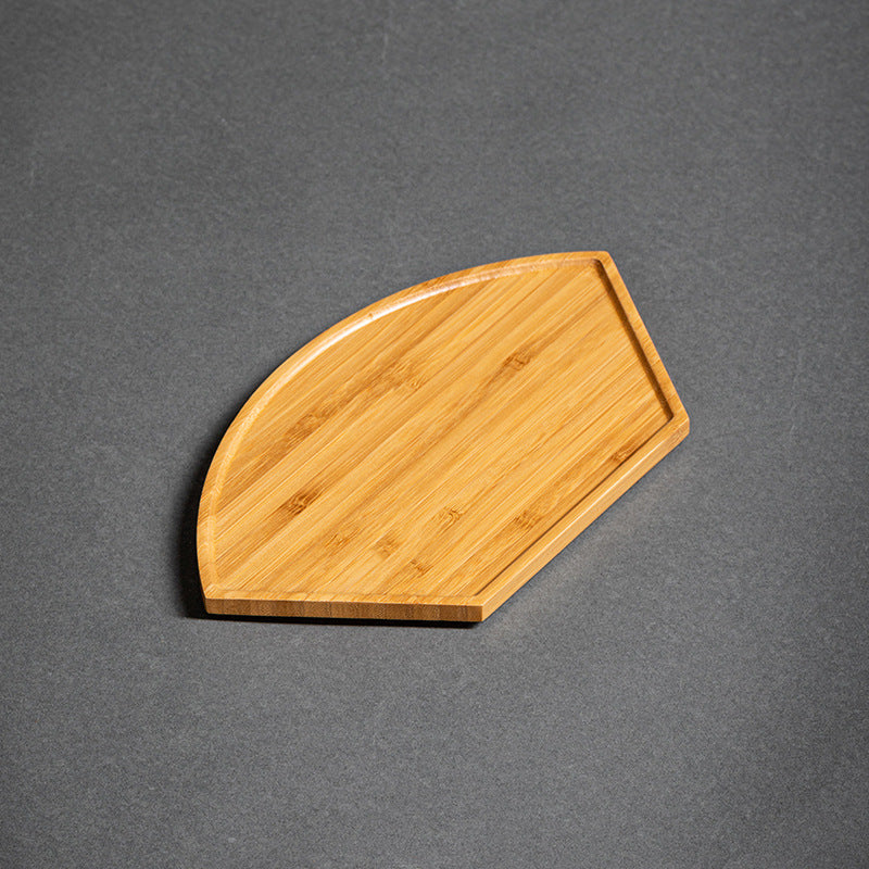 Heavy Bamboo Rectangular Single Layer Simple Tray