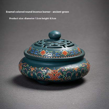 Chinese Style Incense Coil Aromatherapy Furnace Incense Holder