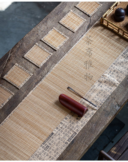 Tea Ceremony Bamboo Mat