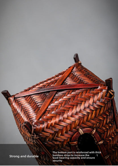 Handmade bamboo cup holder