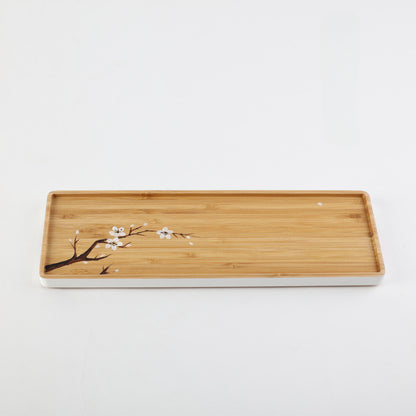 Rectangular Bamboo Tea Tray