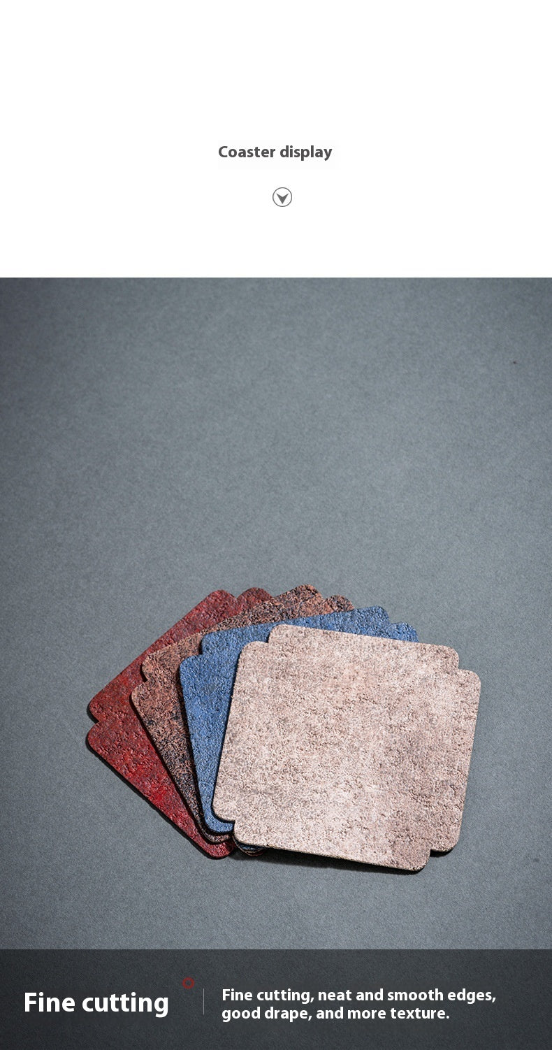 Microfiber cloth coasters