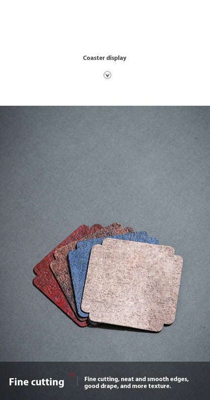 Microfiber cloth coasters