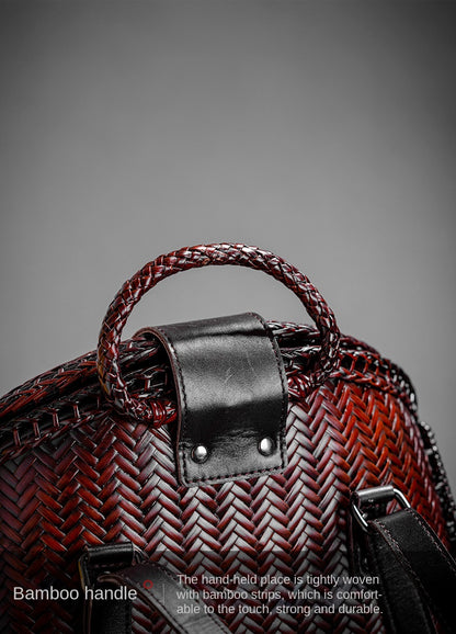 Retro Bamboo Woven Bag